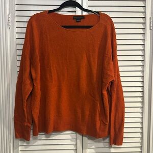 Drop shoulder sweater